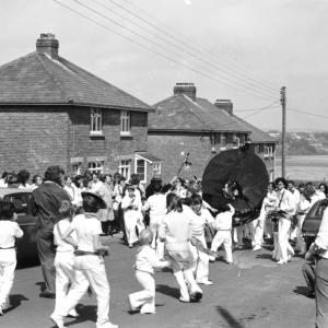Old Oss being teased by child
