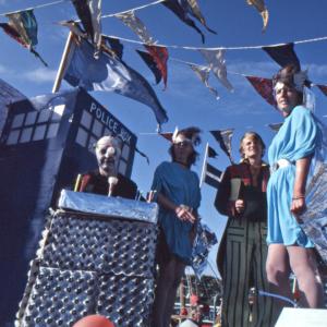 carnival queens in their carriage
