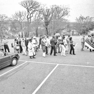 parade in car park