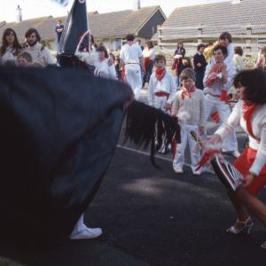 Woman teasing Old Oss