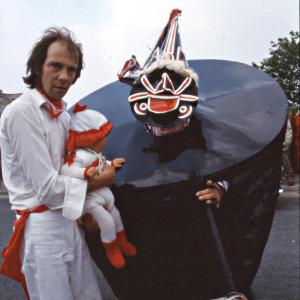 Man with baby and Old Oss