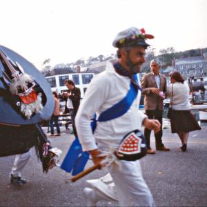 Man with Blue Ribbon Oss