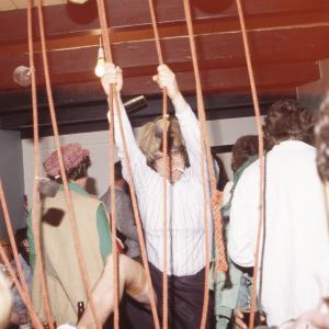 Rope decorations in pub