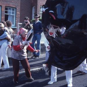 Woman teasing Old Oss