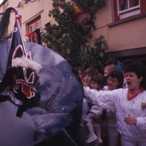 Women with Old Oss in street
