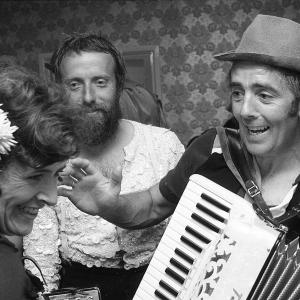 Merrymakers musicians in pub