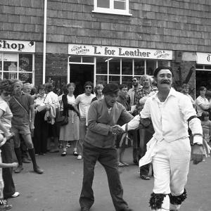 Bampton Morris Dancers and people