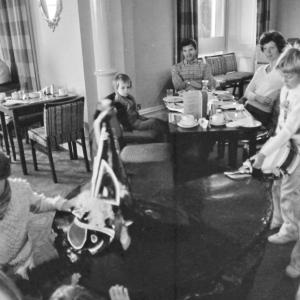 old oss being teased indoors