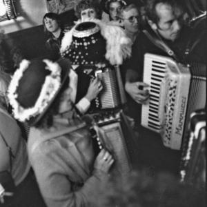 Accordion players in pub