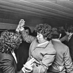 women dancing in pub