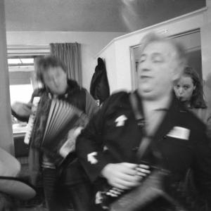 Musicians playing indoors