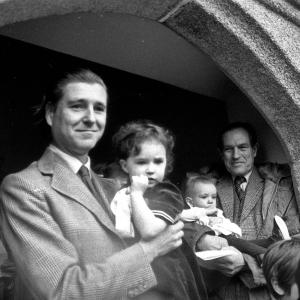 Peter Prideaux-Brune and family