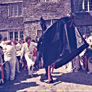 Old Oss being teased at Prideaux Place