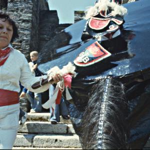 Woman teasing Old Oss