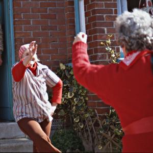Women from Old Oss dancing