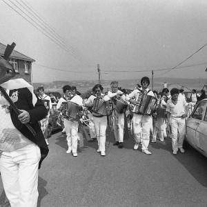 master of ceremonies leading procession