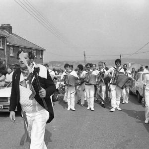 master of ceremonies leading procession