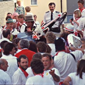 Old Oss amongst crowd