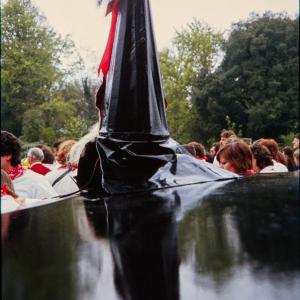 Old Oss hat oilskin reflection