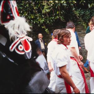 Old Oss and people walking  