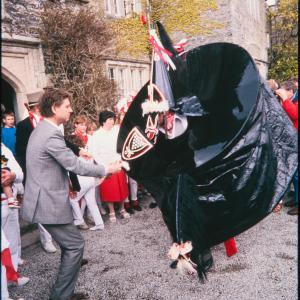 Peter Prideaux-Brune teasing Old Oss