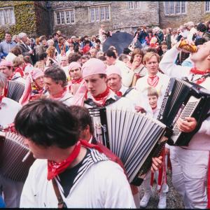 Old Oss accordion players at Prideaux Place