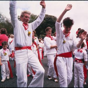 People dancing at Prideaux Place