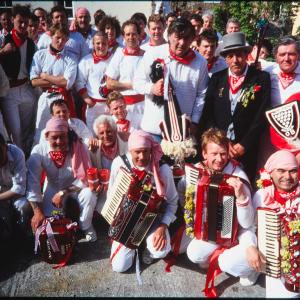 Men from Old Oss posing for group photo