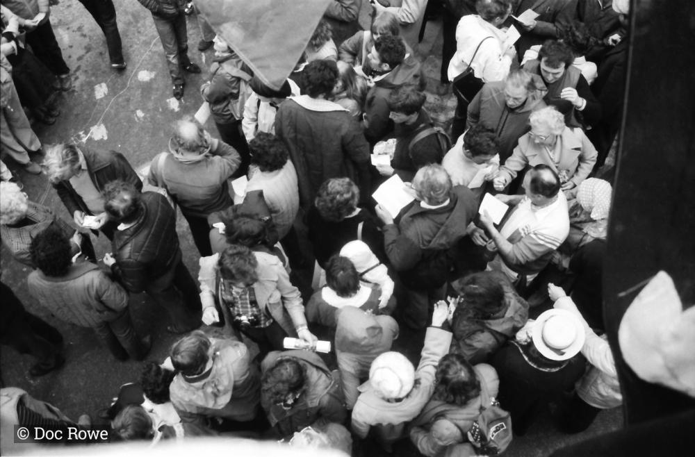 spectators from above