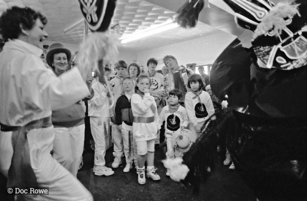 old oss being teased indoors