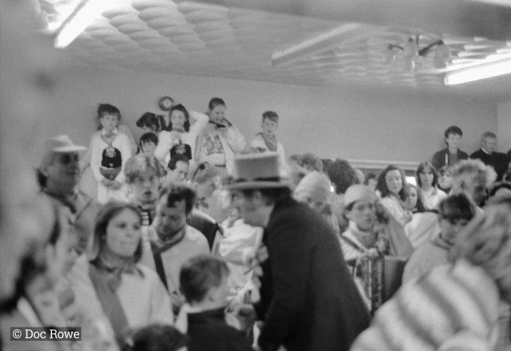master of ceremonies w accordion players indoors