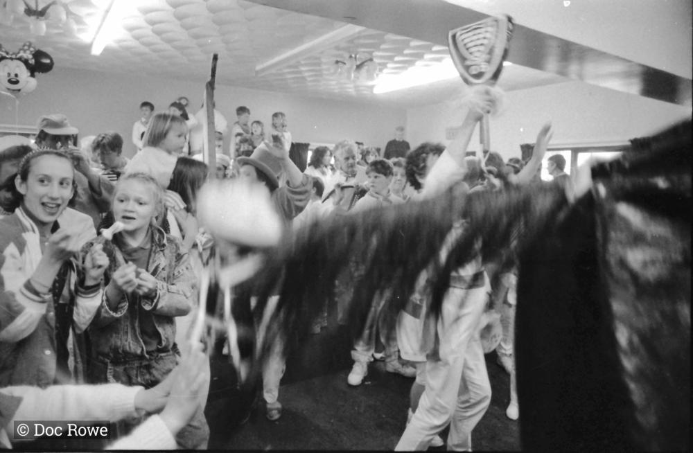 old oss being teased indoors