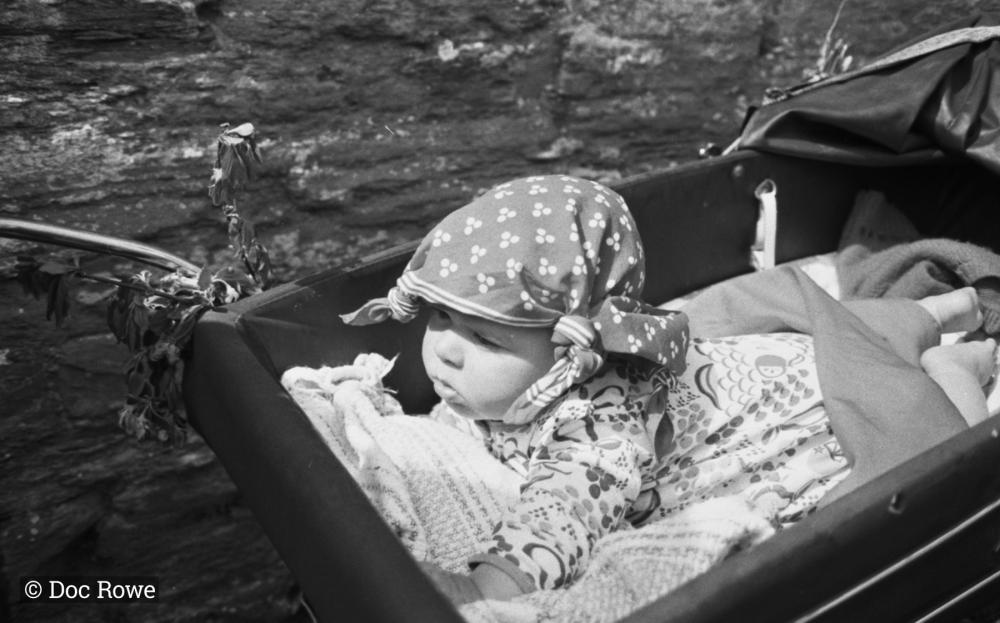 baby in pram