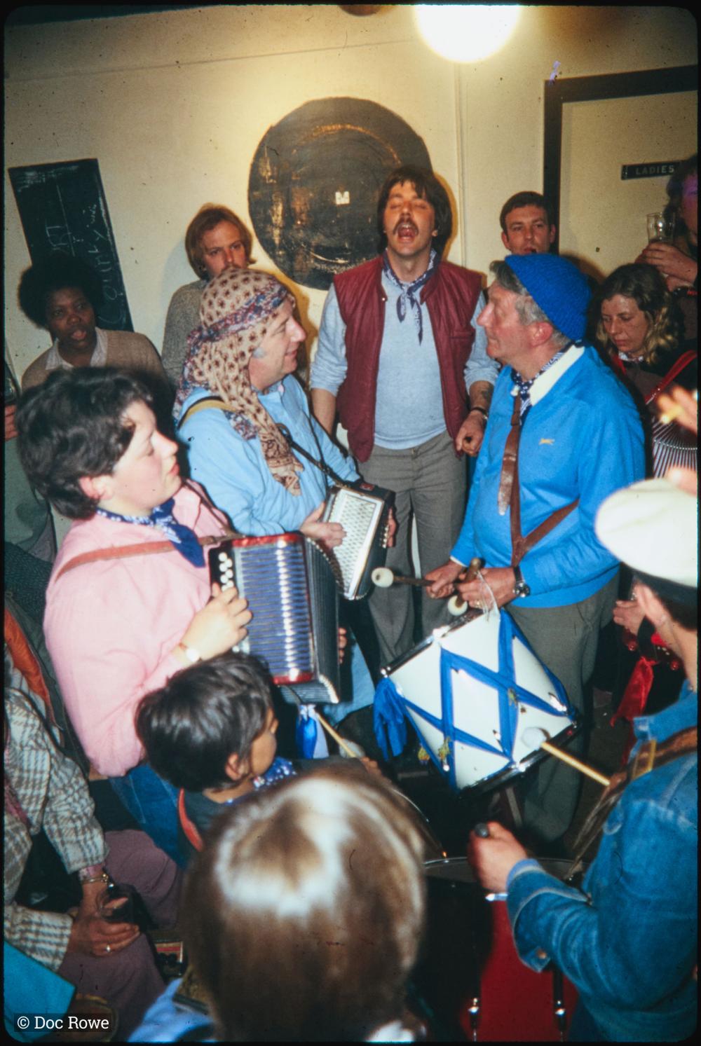 Blue Ribbon band in pub 