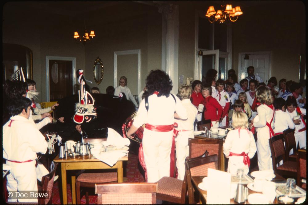 Old Oss party inside Prideaux Place function room