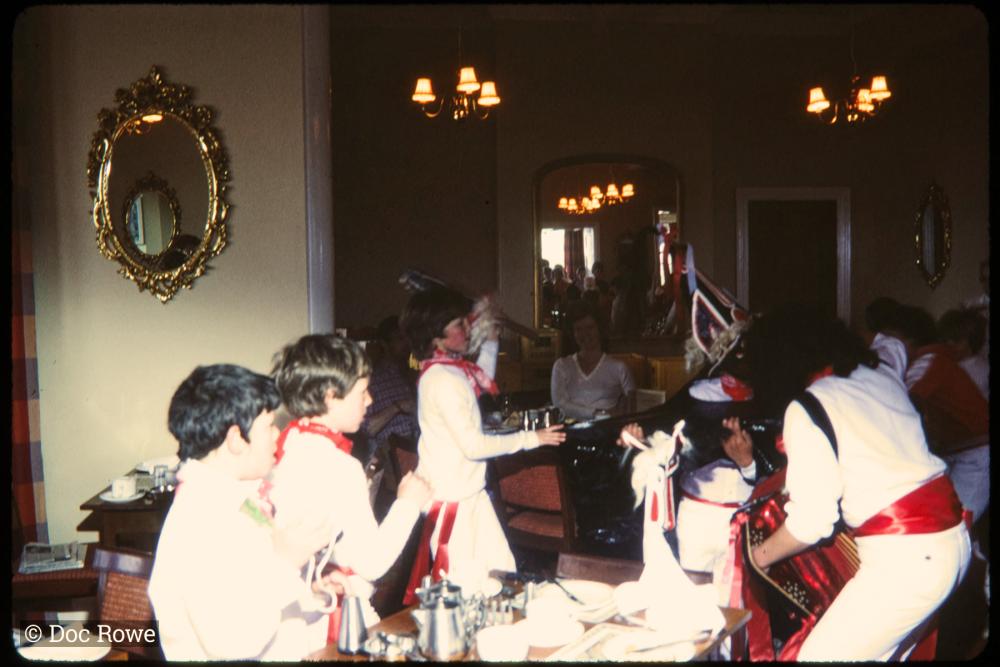 Old Oss party inside Prideaux Place function room 