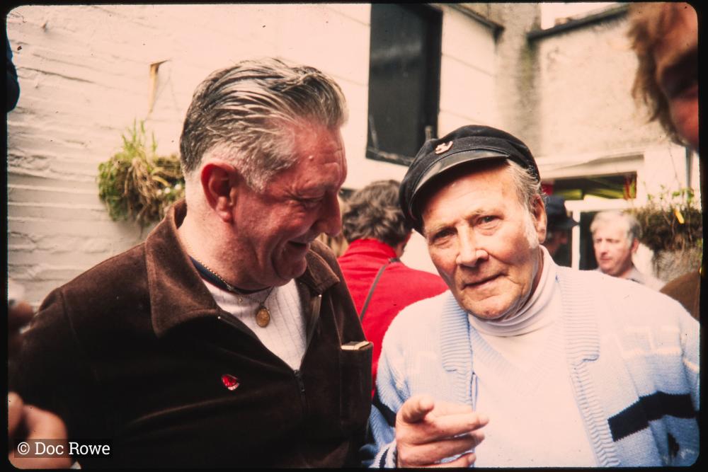 Men in beer garden