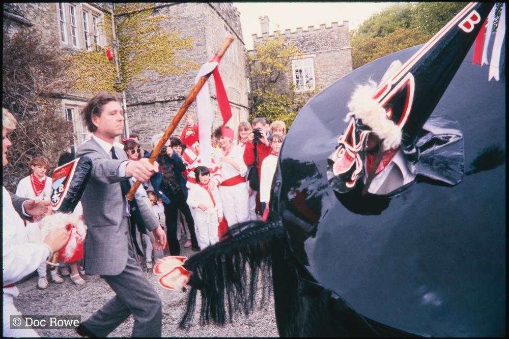 Peter Prideaux-Brune teasing Old Oss