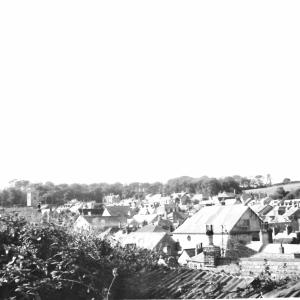 view across rooftops