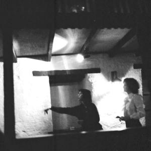 women playing darts