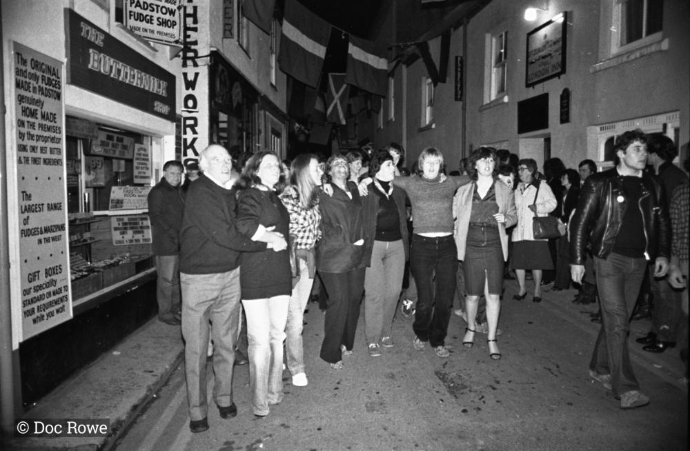 May Eve in street