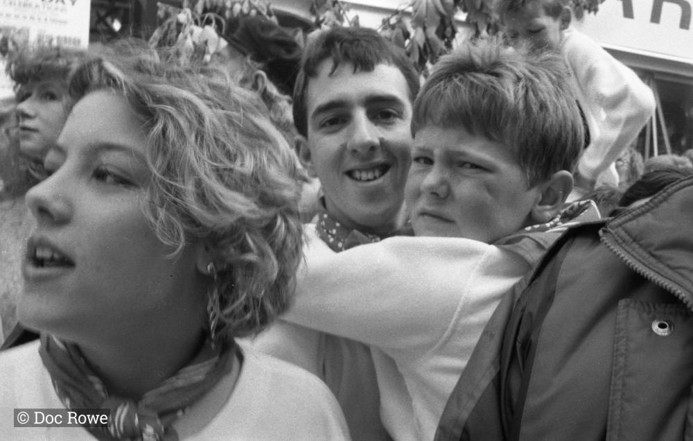 boy being carried