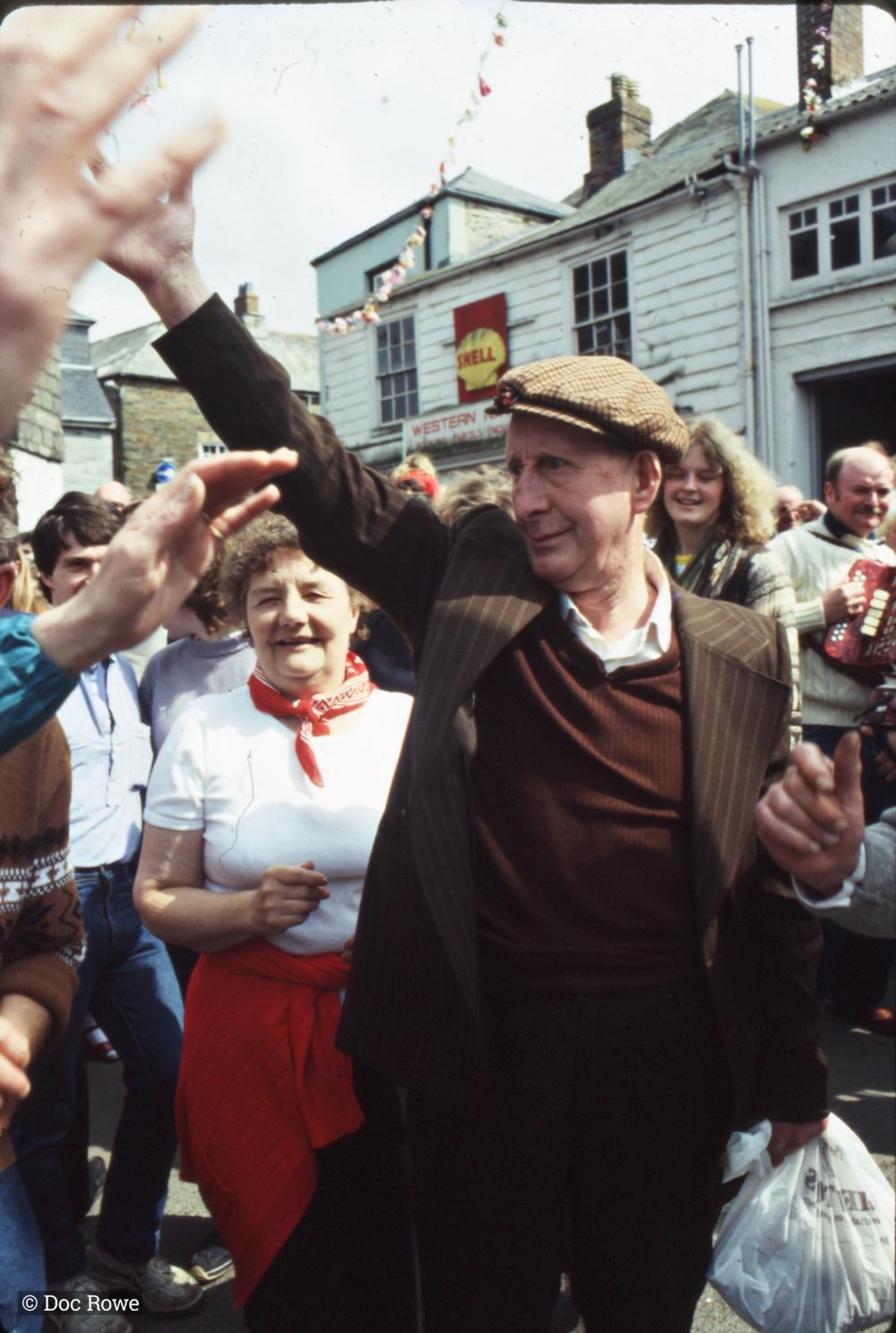 Man waving