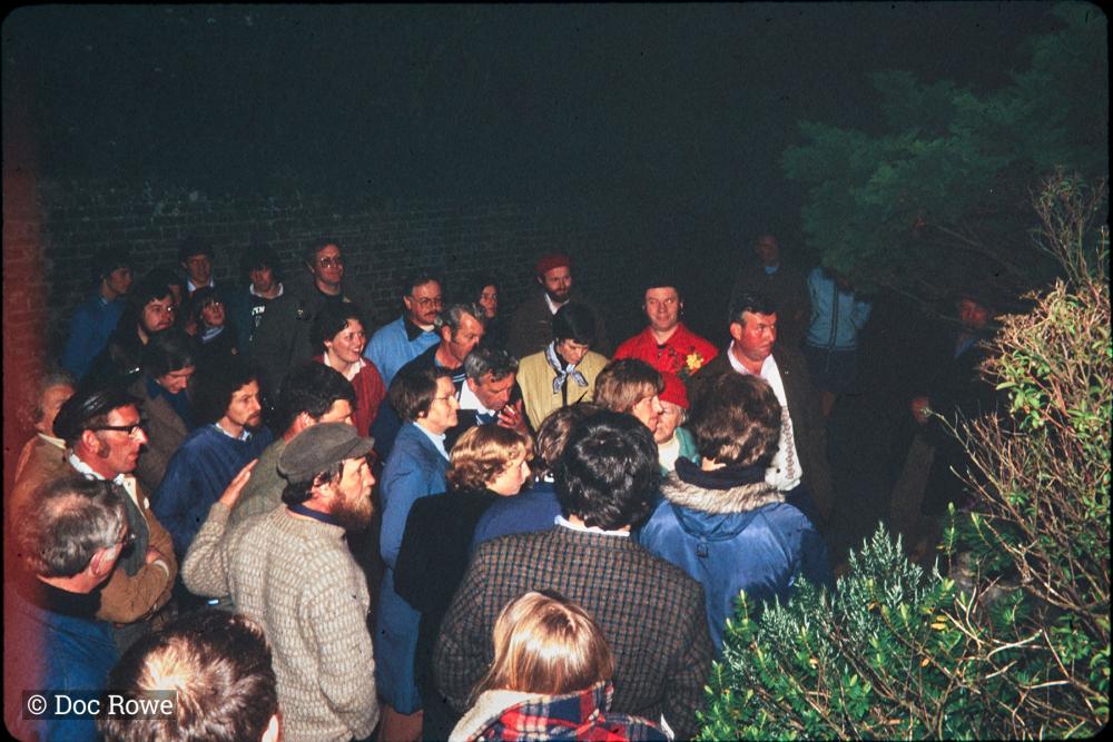 Night time crowd